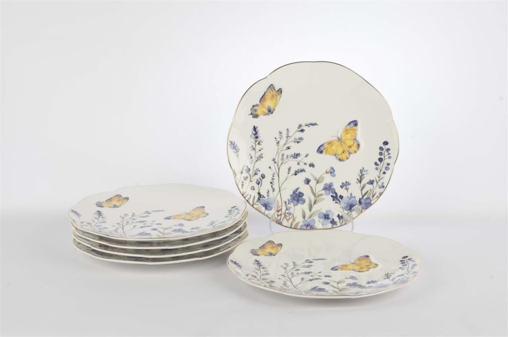 Mikasa Moor Butterfly Lovers 6lı Pasta Tabağı 20cm