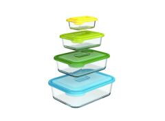Joseph Joseph Nest 4´Lü Cam Saklama Kapları -Renkli