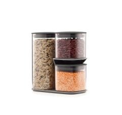 Joseph Joseph Podium 3´Lü Saklama Kabı Seti -Gri, 22,4 X 20,9 X 10,8 Cm