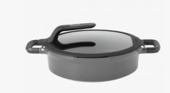 Berghoff Gem Virgo Gri 28Cm Sığ Pilav Tenceresi