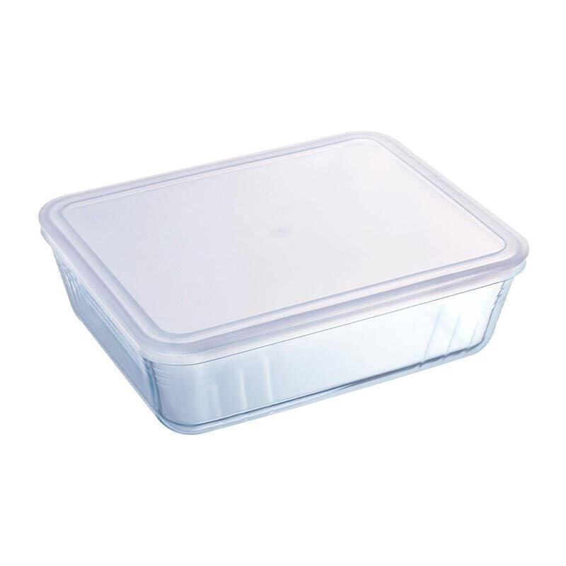 Pyrex 243P000/7046 Kapaklı Dikdörtgen Saklama Kabı 2,6L