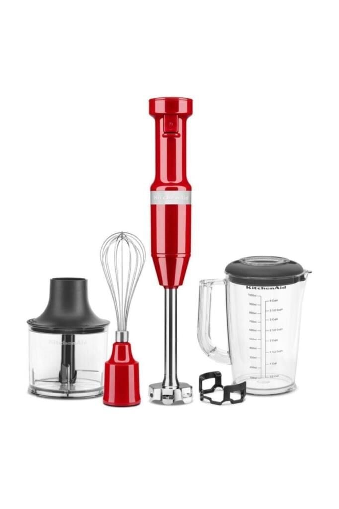 Kitchenaid Aksesuarlı El Blenderi Seti Empire Red 5Khbv83Eer