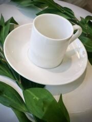 Lucky Art Leıghton 6Lı Bone Kahve Fincan Seti