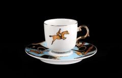 Lucky Art Obsession Bone 6Lı Kahve Fincan Seti