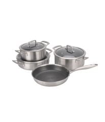 Maxx Doria Steel Fusion 7 Parça Çelik Tencere Takımı