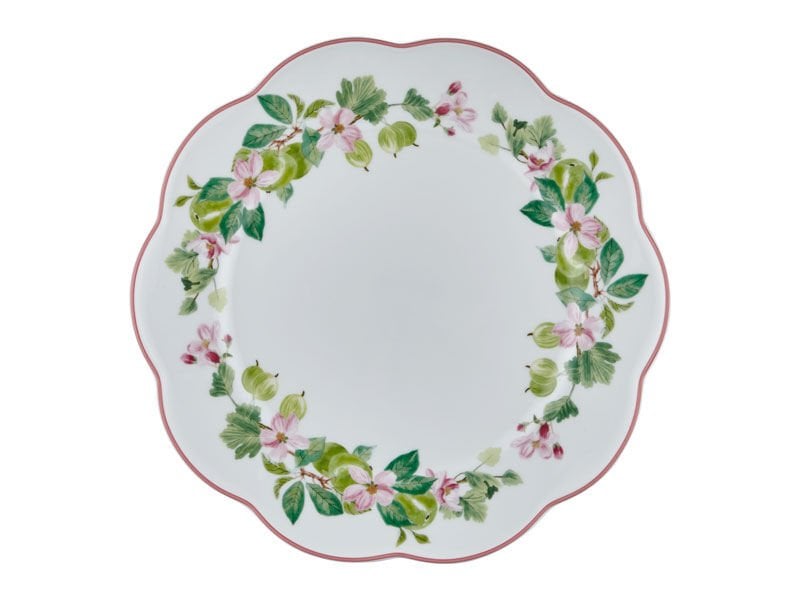 Tea Delight Horticool Pink 26cm Servis Tabağı-Tekli