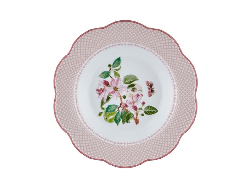 Tea Delight Horticool Pink Yemek Tabağı-Tekli