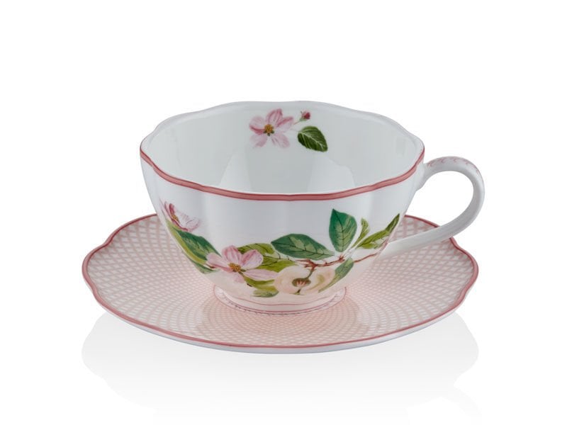 Tea Delight Horticool Pink Çay Fincanı-Tekli