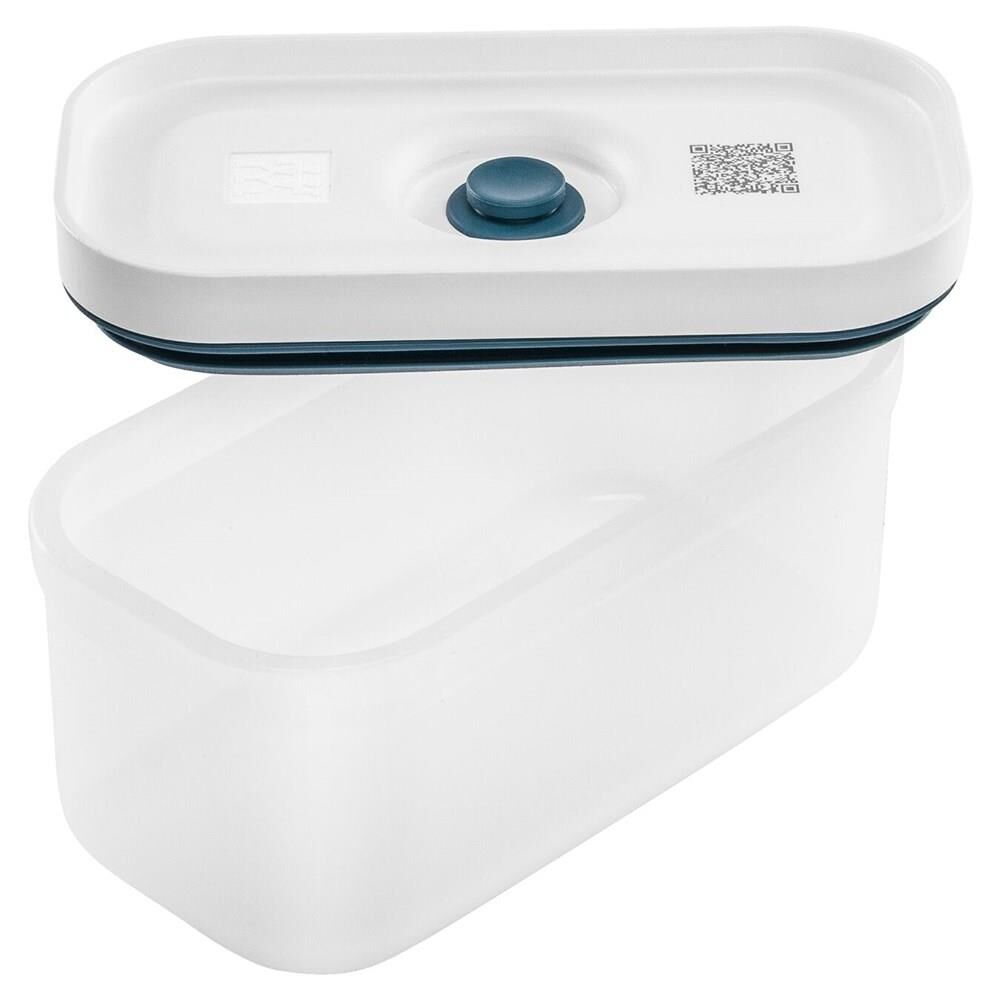 Zwilling Fresh & Save Vakumlu Yemek Taşıma Kabı, S, Plastik, Yarı Şeffaf-Akdeniz Mavisi