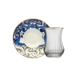 Sandro Moreno 1898 Victoria Optik 12 Parça 6 Kişilik Çay Seti 150 ml