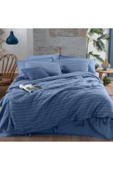 Sarev Toledo Çift Kişilik Mavi Nevresim Takımı