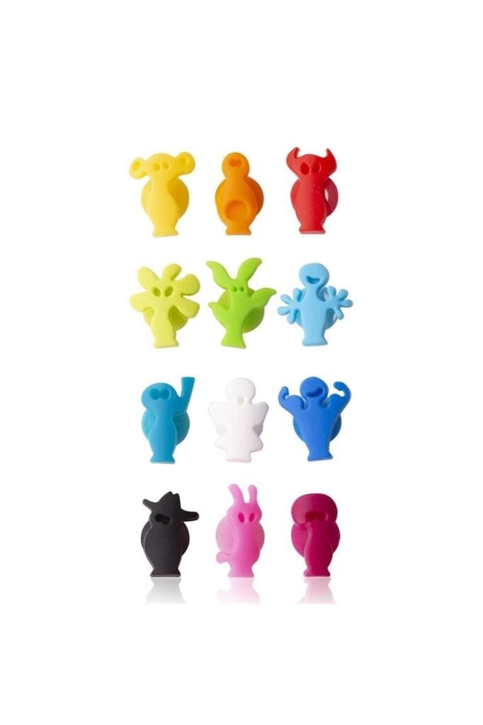 Vacu Vin Party People Bardak Markörü 12 Parça - Kutulu