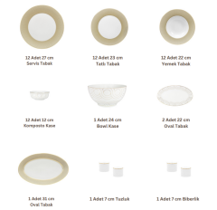 Porcel Infınıty 54 Parça Yemek Takımı