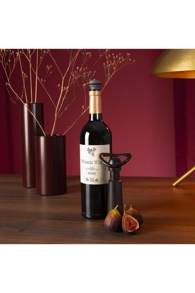 Vacu Vin Şarap Koruyucu Concerto Siyah 1 Pompa 1 Tıpa - Kutulu
