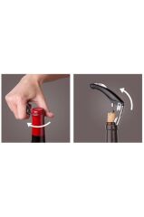 Vacu Vin Garson Tipi Tirbuşon Siyah