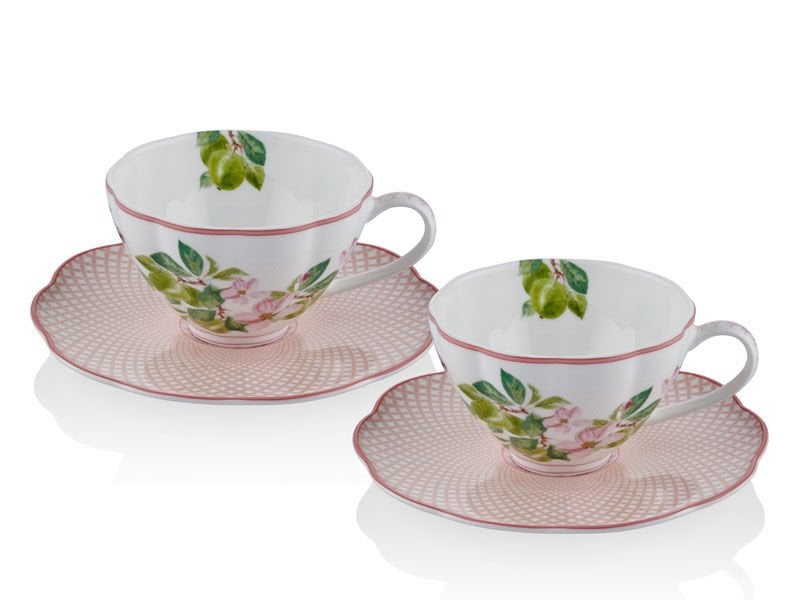 Tea Delight Horticool Pink 2li Kahve Fincanı Seti