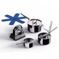 Joseph Joseph Space 3 Katmanlı Paslanmaz Çelik 9 Parça Tencere Tava Seti