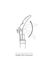 Vacu Vin Tek Çekim Tirbuşon Siyah Kutulu