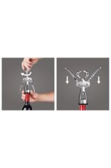 Vacu Vin Kanatlı Tirbuşon Gümüş, Kutulu