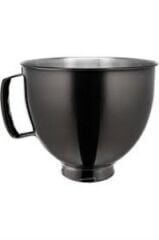 Kitchenaid 4,8 L Stand Mikser Için Paslanmaz Çelik Kase Parlak Siyah 5Ksm5Ssbrb