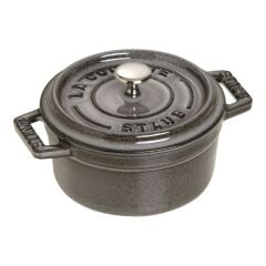 Staub La Cocotte Mini Döküm Tencere Grafit Gri 10cm-405001060
