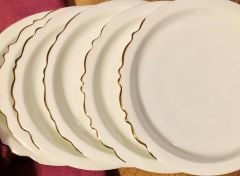 Koleksiyon Eser-İ İstanbul Gold 6Lı Ekmek Tabağı (14Cm)