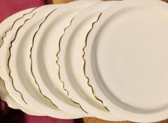 Koleksiyon Eser-İ İstanbul Gold 6Lı Ekmek Tabağı (14Cm)
