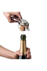 Vacu Vin Şampanya Şişe Açacağı, Gümüş, Kutulu