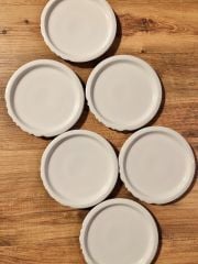 Koleksiyon Eseri İstanbul Sade 6Lı Ekmek Tabağı (14cm)