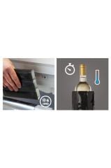 Vacu Vin Siyah Şarap Soğutucu Kılıf