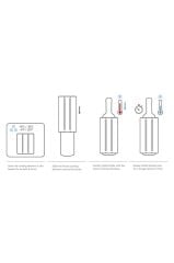 Vacu Vin Siyah Şarap Soğutucu Kılıf