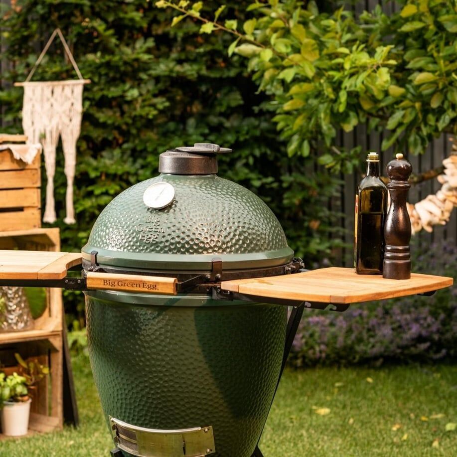 Big Green Egg Ahşap Egg Mates Yan Sehpa M
