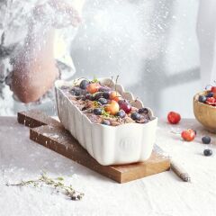 Emile Henry Madeleine Fırın Kabı Baton 9 x 13,5 x 29 cm Ekru / Clay