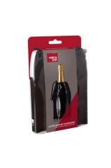 Vacu Vin Aktif Soğutucu Şampanya Siyah