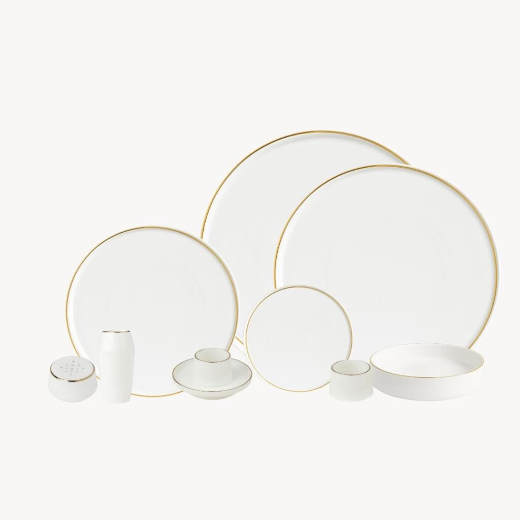 Koleksiyon Sufi Altın 6 Kişilik 41 Parça Kahvaltı Takımı