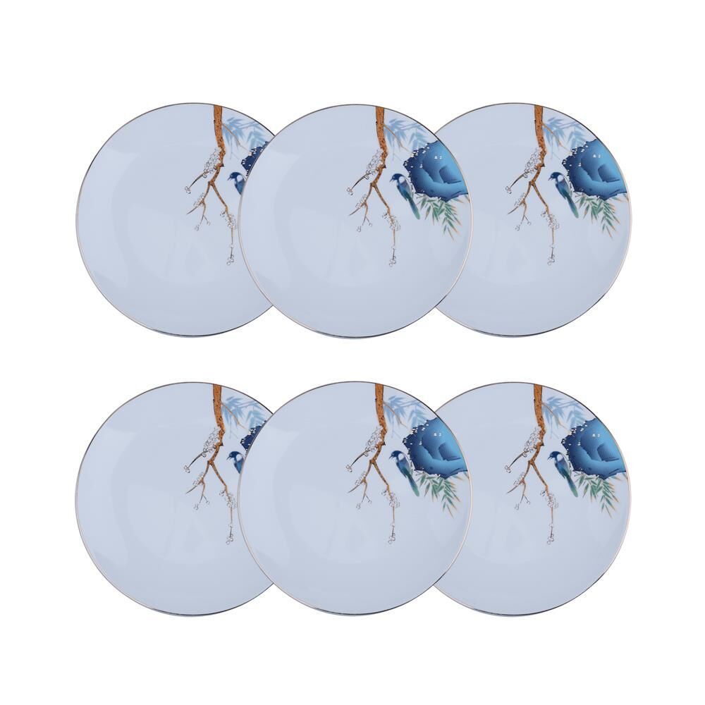 Lucky Art Alysia 6 lı Servis Tabağı 20 Cm