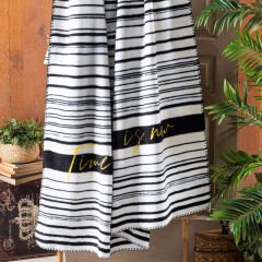 Sarev Otıs Tek Kişilik Siyah Battaniye