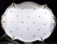 Jeremy Verona Porselen Oval Tepsi 40X30 Cm