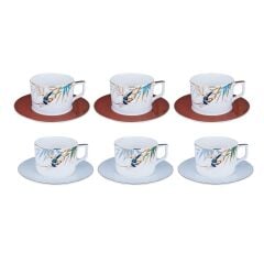 Lucky Art Alysia 6 lı Çay Fincanı