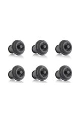 Vacu Vin Şarap Tıpa Seti 6'Li Gri