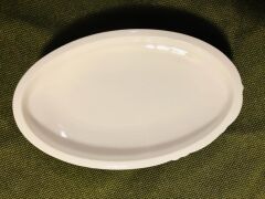 Koleksiyon Eseri İstanbul Sade Küçük 4Lü Oval Tabak (23Cm)