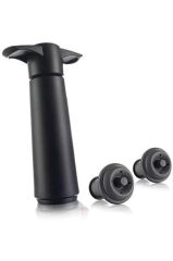 Vacu Vin Şarap Vakum Seti / Siyah (1 Pompa + 2 Tıpa)