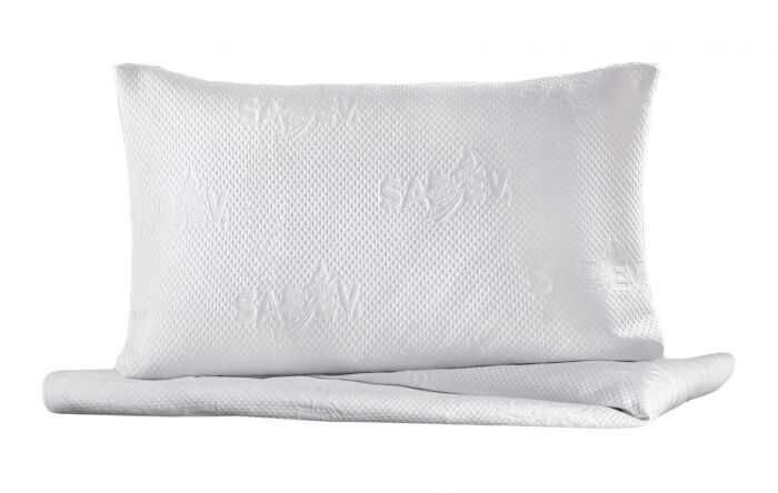 Sarev Double Jersey Beyaz Alez Yastık Kılıfı