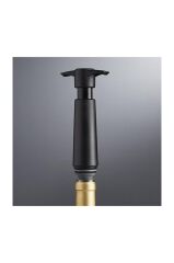 Vacu Vin Şarap Vakum Seti - 1 Pompa 1 Tıpa  Siyah