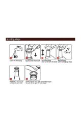 Vacu Vin Şarap Vakum Seti - 1 Pompa 1 Tıpa  Siyah