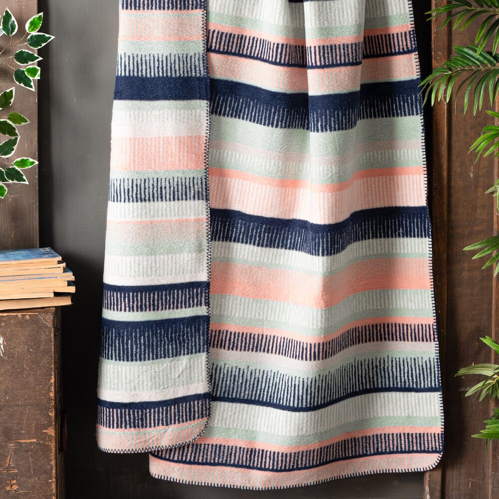 Sarev Ferla Battaniye Çift Kişilik Siyah