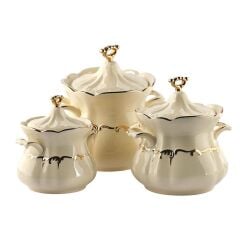 Lucky Art Palace 3Lu Bone Serisi Kavanoz Seti