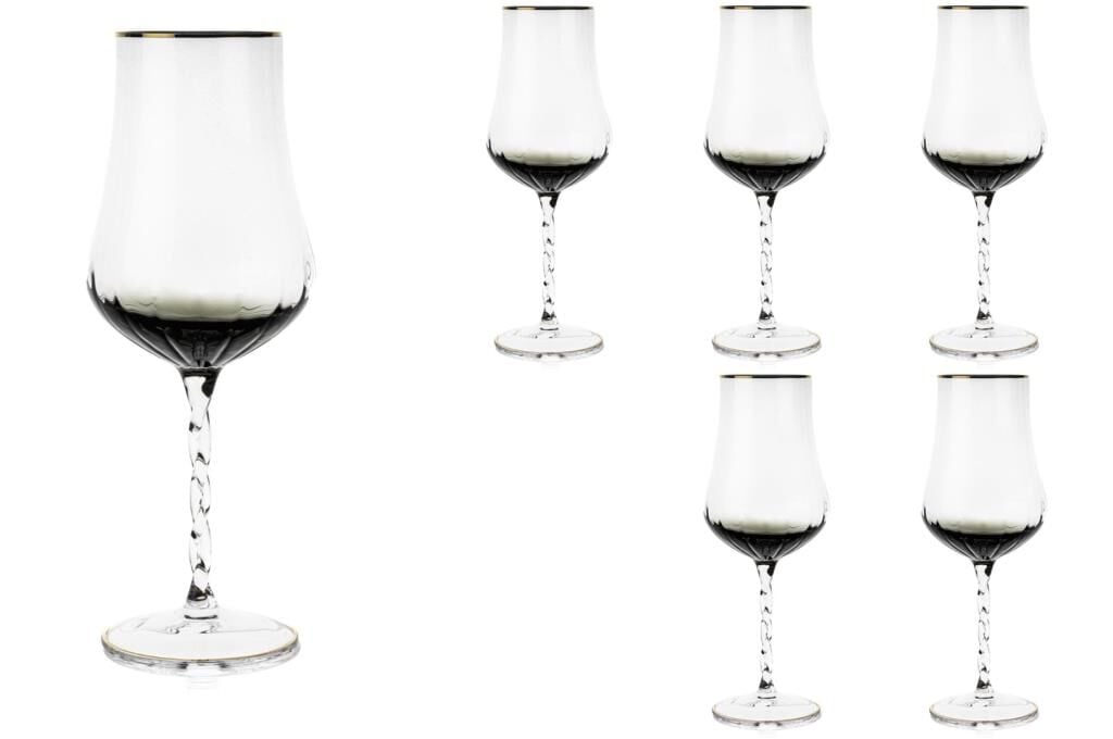 Mikasa Moor Gold Gri 6lı Beyaz Şarap Kadehi