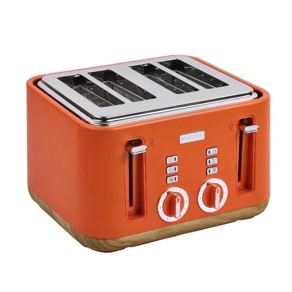 Berghoff Gem Natural Turuncu 4 Dilim Ekmek Kızartma Makinesi