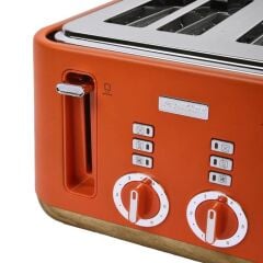 Berghoff Gem Natural Turuncu 4 Dilim Ekmek Kızartma Makinesi